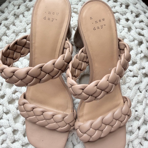 a new day Braided Strap Nude Heels - Picture 3 of 5